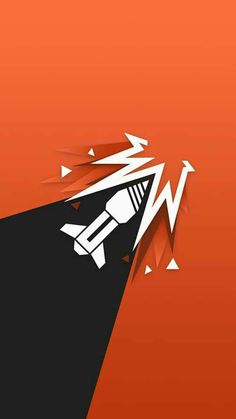 an orange and black abstract background with arrows