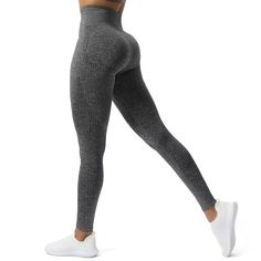 PRICES MAY VARY. Aoxjox workout, train, sweat and perform in the vital seamless leggings, they runs true to size.The 24-inch inseam stretches to 44 inches due to the seamless fabric's great elasticity. These workout leggings fits perfectly, sweat proof, no see through (black marl is not squat proof). Perfect for workout and so flattering.they looked tiny when you opened the package, but it’s the right size Combining a high-waisted fit, sweat-wicking fabric, the feel on the skin is great and the Lifting Leggings, Legging Fits, No See, Waist Workout, Gym Leggings, Squat Proof, Sweat Proof, Body Contouring, Workout Gym