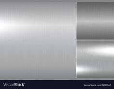 three metallic backgrounds with different lighting effects