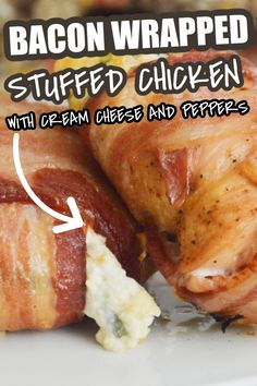 Stuffed Grilled Chicken Breast Recipes, Bacon Wrapped Chicken Breast Oven, Chicken Bomb, Grilled Stuffed Chicken Breast, Grilled Stuffed Chicken, Tasty Grilled Chicken Recipes, Bacon Wrapped Stuffed Chicken, Chicken Breast With Bacon, Stuffed Chicken Breast Cream Cheese