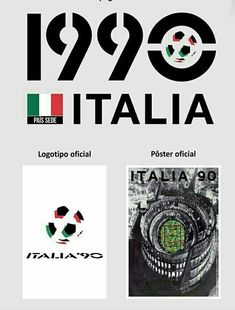 the official poster for the 1970 world cup in italy, featuring soccer balls and numbers