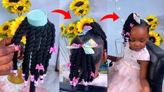 Kids' Hairstyles, Braided Ponytail, Wool Yarn, For Girls, Natural Hair Styles, Braids, Yarn, Wool