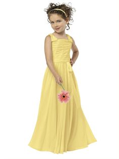 Simple Flower Girl, Simple Flower Girl Dresses, Daffodil Wedding, Surf Wedding, Yellow Flower Girl Dresses, Chiffon Flower Girl Dress, Yellow Bridesmaid Dresses, Party Attire, Full Skirts