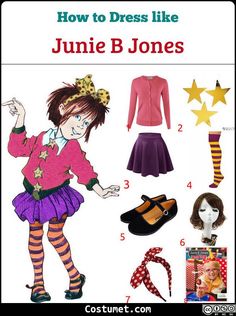 an image of clothes and accessories for children to wear in the style of annie b jones