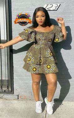 Ankara Flared Dress, Ankara Short Dresses, African Fabric Dress, Long African Dresses, Best African Dresses, Short African Dresses, African Fashion Skirts, African Wear Dresses