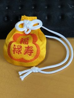 An amulet that wishes good luck and offspring, good fortune, and good health and longevity. @Roppongi Tenso Jinja (Tokyo) Roppongi, Good Fortune, Good Health, Good Luck, Crochet Earrings, Crochet