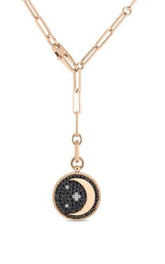 Roberto Coin Venetian Princess 18kt Black & White Diamond Necklace 7773284AB19X.  1.15ct total diamond weight. White Diamond Necklace, Roberto Coin, Proud To Be, White Diamond, Diamond Necklace, Toronto, Coin, Black White, Necklaces