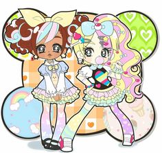 Candy BFF's Fairy Kei Art, Dark Skin Anime Characters, Dark Skin Anime, Imagine Me, Me Neither, Black Anime Characters, Anime Eyes, Heads Up