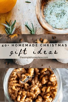 homemade christmas gift ideas for the whole family to give this holiday season, including oranges and