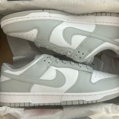 Perfect Condition, Brand New, Never Worn, Size 11 Men's Grey Nike Low Dunks, Nike Dunks Vast Grey, Light Gray Nike Shoes, Grey Nike High Dunks, Nike Dunk Low Grey Fog Black, Cheap Gray Sneakers For Streetwear, Nike Jordan Wolf Grey, Air Jordan Low Wolf Grey, Nike Dunk Low Wolf Grey Pure Platinum