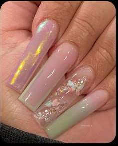 Glamour Nails, Bling Acrylic Nails, Square Acrylic Nails, Dream Nails, Fire Nails, Coffin Nails Designs