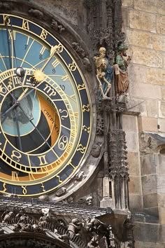 a large clock on the side of a building