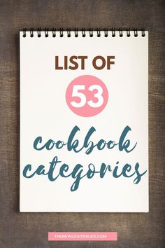 the list of 53 cookbook caterpiies