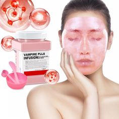 PRICES MAY VARY. 【INTENSIVE AFTERCARE VAMPIRE JELLY MASK POWDER】- Vampire Jelly Mask hydrates your skin and tightens your skin. Vampire Jelly Mask Powder is made with natural ingredients, fragrance free, preservative free, mineral oil free and other harmful ingredients. It is also very friendly to sensitive skin types. 【IMPROVE YOUR SKIN��】- Enriched with collagen,intensive aftercare vampire Jelly Mask locks in moisture thoroughly. It helps skin’s natural process to increase density and elasticity Jelly Face Mask, Jelly Mask, Mask Powder, Skin Care Packaging, Diy Gift Set, Diy Spa, Natural Contour, Hydrating Mask, Spa Treatments