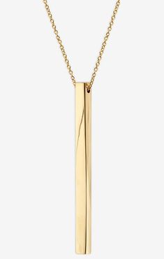 Thin Bar Pendant Necklace up-close Necklace Design Ideas, Simple Necklace Designs, Bar Pendant Necklace, Luxury Necklace, Gold Necklace Set, Gold Heart Necklace, Bohemian Necklace, Gold Necklace Women, Gold Necklaces