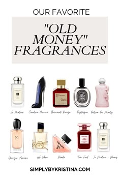 Looking to level up your fragrances collection with some “old money “ vibes? This post has you covered! Best perfumes for women | Popular Perfumes | Perfume Aesthetic | Old Money Aesthetic Best perfume | perfume collection | luxury perfume | designer perfume | affordable perfume | perfumes | perfume collection fragrance | perfume bottles | perfume combos | things to buy | perfumes to buy | smell good combo Best Parfumes Women, Perfume That Makes You Smell Rich, Luxury Women Perfume, Rich Women Perfume, You Smell Expensive, Affordable Perfumes That Last All Day, Rich Smelling Perfume, How To Choose Perfume, Best Women’s Perfumes