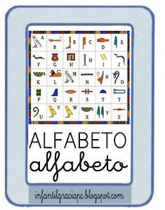 an alphabet poster with the words alfabeto in it