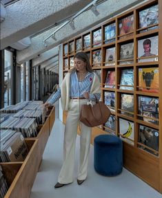 Credits: @mariwka on Instagram Blue Stripped Shirt Outfit, Old Money Aesthetic Blue, Formal Makeup, Aesthetic Blue, Business Formal, Formal Hairstyles