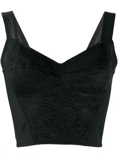 The high point of every collection, this iconic corset bustier top is one of the timeless pieces from Dolce&Gabbana's signature aesthetic, synonymous with undisputed sensuality and femininity.Made in ItalyCompositionOuter: Polyamide 87%, Spandex/Elastane 13%Lining: Polyamide 100%Washing instructionsDry Clean OnlyBrand style ID: F7T19TG9798Colour: N0000 Corset Bustier Top, Lace Bustier Top, Black Bustier, Corset Bustier, Black Sleeveless Top, Lace Bustier, Dolce E Gabbana, Looks Chic, Bustier Top