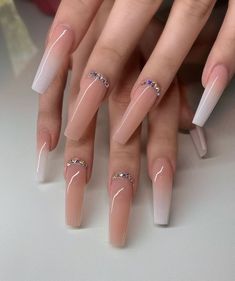 Tapered Square Nails, Simple Acrylic Nails