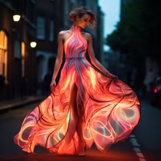 Powerful Gowns, Fire Inspired Dress, Fire Dress, Quinceanera Collection, Fashion Dream Job, Ombre Prom Dresses, Theme Dress, Crazy Outfits, Fantasy Gowns