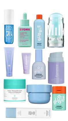 Cosas de sephora azules Blue Tansy, Water Slides, Better Skin, Hyaluronic Acid, Sephora, Serum, Moisturizer, Bubbles