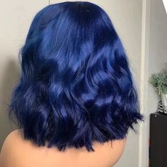 Fairy Hairstyles, Blue Bob, Wig Wavy, Hair Company, Dyed Hair Inspiration, Pretty Hair Color, Hair Texture, Dye My Hair