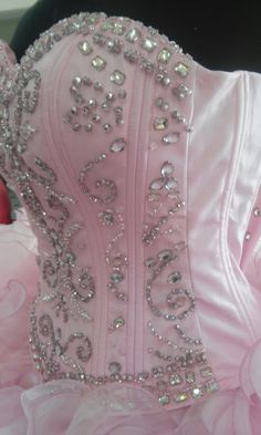 Glitter Corset, Cute Kawaii Outfits, Xv Dresses, Custom Gold Jewelry, Pink Quince, Quinceanera Cakes, Quinceanera Dresses Pink, Quince Dress, Corset Tops