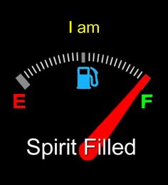 a speedometer with the words spirit filled on it