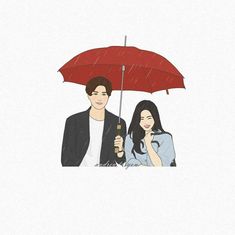 two people under an umbrella in the rain