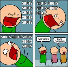 an image of a comic strip about shooting shots