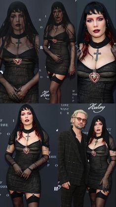 Plus Size Vampire Costume, Halsey Tour, Goth Fashion Aesthetic, Blonde Goth, Goth Baddie, Up Halloween Costumes, Hot Halloween Outfits, Film Premiere, Baddie Aesthetic