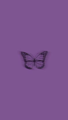 a purple background with a butterfly in the middle