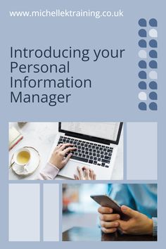 a brochure with the words,'how to use your personal information manager? '