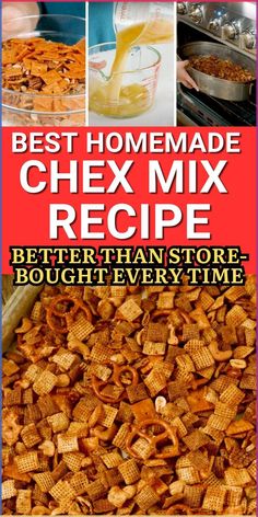 the best homemade chex mix recipe better than store bought, bought every time cover art