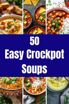 the top 50 easy crockpot soups