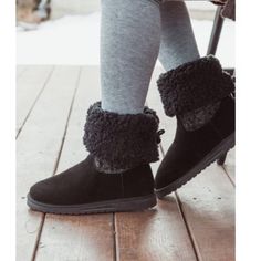 Nwt Women’s Muk Luks Woven Knit Fold Over Boots. Black And Dark Gray Colors. Size 9 & 10. Fabric Upper. 2 (10). 2 (9). Fuzzy Boots, Fold Over Boots, Boots Wide, Wrap Boots, Cozy Boots, Knit Leg Warmers, Knit Boots, Shearling Boots, Slip On Boots