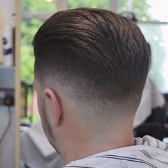 Men's Fades, Mens Slicked Back Hairstyles, Man Hairstyle, Men Fade Haircut Short, Slicked Hair, Barber Haircuts, Hair Trends 2015, Mens Hairstyle