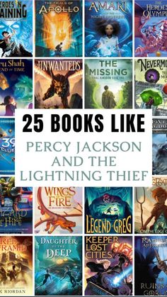 25 books like percy jackson and the lightning thief