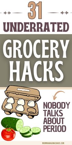 31 underrated grocery hacks nobody tells about period