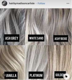 Grey Blending Highlights, Highlights For Grey Hair, Cool Blonde Highlights, Grey Blending, Grey Blonde Hair, Grey Blonde, Color Rubio, Dark Roots Blonde Hair, Swimming Beach