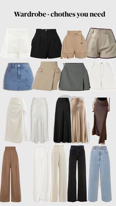 Clothes Classy Wardrobe Capsule, Cream Clothes, Types Of Clothing Styles, Capsule Wardrobe Casual, Fashion Capsule Wardrobe, Elegante Casual