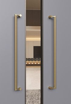 DENDRO / Long Entrance Door Handles Push Pull - Handle Shop Couture