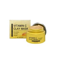 Vitamin C Clay 10 Minutes For Dark Skin Care Deep Cleansing Pores Facial Improves Uneven Tone Post Visibly Brighten Features: AND EVEN SKIN IN 10-MINUTES: In a consumer perception study of subjects strongly that skin looked more and after 12 applications over 28 days. Skin Care. Formulated with a proprietary botanical blend of Vitamin C-rich Kakadu , Desert Lime, and our , this formula significantly illuminates the skin and dimishes the appearance of dark marks overtime. STUBBORN DARK MARK CORRE Tumeric Face Mask For Acne, Tumeric Face Mask For Clear Skin, Face Mask Clay, Lemon Face Mask Brightening, Face Mask Turmeric, Yellow Facemask Skincare, Turmeric Vitamins, Hydrating Face Mask, Clay Face Mask