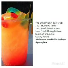 the crazy mom picture shows how to make a rainbow drink for mother's day