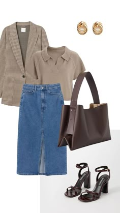 Stylish Work Outfits, Casual Work Outfits, 가을 패션, Looks Style, Casual Style Outfits, Lookbook Outfits, Outfits Casuales, Modest Outfits, Look Fashion