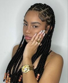 Stunning 2024 Funali Braids with Knotless Designs for Fashion Trailblazers Funali Braids, Afro Braids, Braids Hairstyles Pictures, Braided Cornrow Hairstyles, Cute Box Braids Hairstyles, Quick Braided Hairstyles, Protective Hairstyles Braids, Pretty Braided Hairstyles, Hairdos For Curly Hair