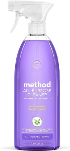 a bottle of method all purpose cleaner on a white background