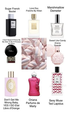 Long Lasting Sweet Perfume, Marshmallow Scent Perfume, Princess By Kilian, Kilian Princess Perfume, Perfumes That Smell Like Candy, Oriana Parfums De Marly, Smell Like Marshmallow, How To Smell Like Marshmallow, Oriana Parfums