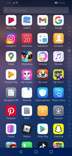 an iphone screen with many different icons on the bottom left hand corner, and several other app icons above it